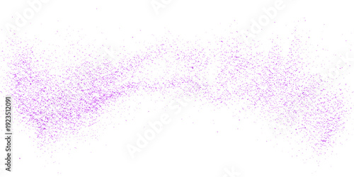 An abstract purple vector background with pink snowflakes and blue stars creates a festive winter holiday design featuring a light splash of water bubbles for a celebratory xmas illustration