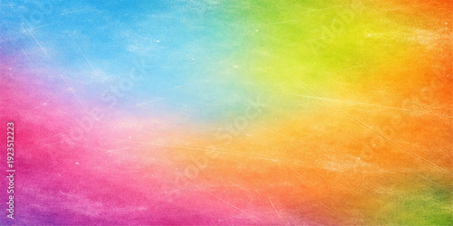 Abstract colorful watercolor grunge background with rainbow paint texture and bright artistic design