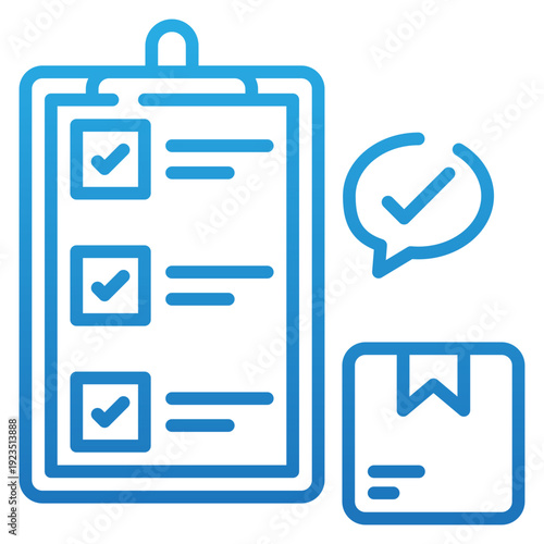 Cargo List Gradient Icon