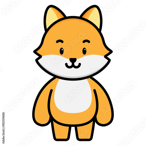 Cute Fox Illustration