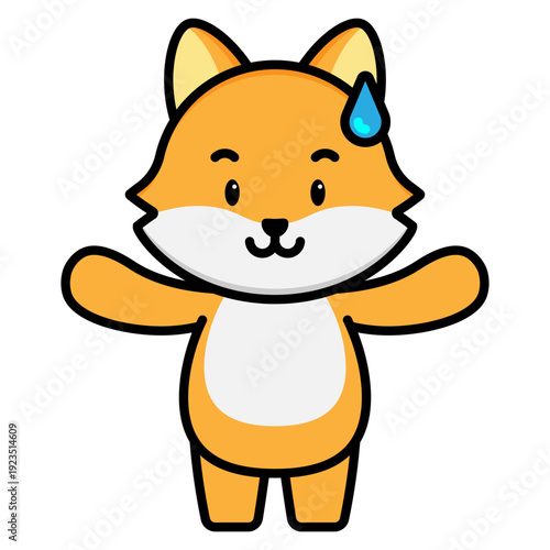 Cute Fox Illustration