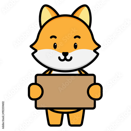 Cute Fox Illustration