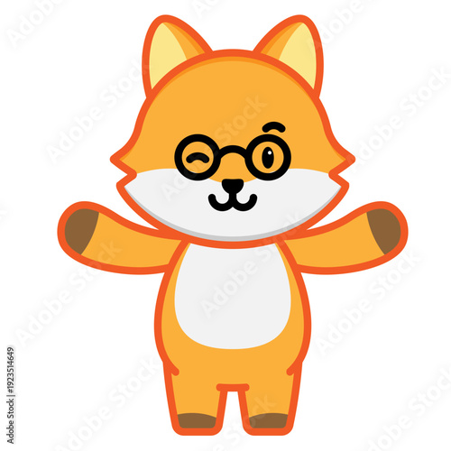 Cute Fox Illustration