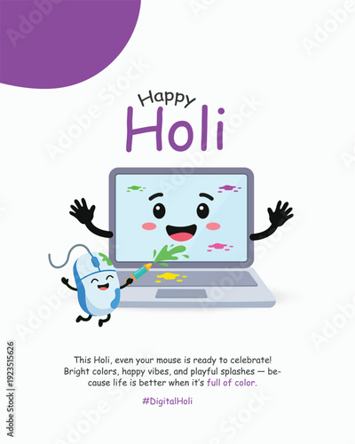 Creative Holi Celebration Designs for Education, Technology & Healthcare Sectors – Ideal for Social Media, Web Banners, Print Campaigns, Stories, and Status Posts
