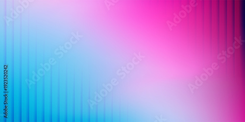 Abstract ribbed fractal glass texture effect with bright smooth fluted vertical lines of colorful gradient. Bold and dynamic design blending bright colors and geometry for modern visual art project