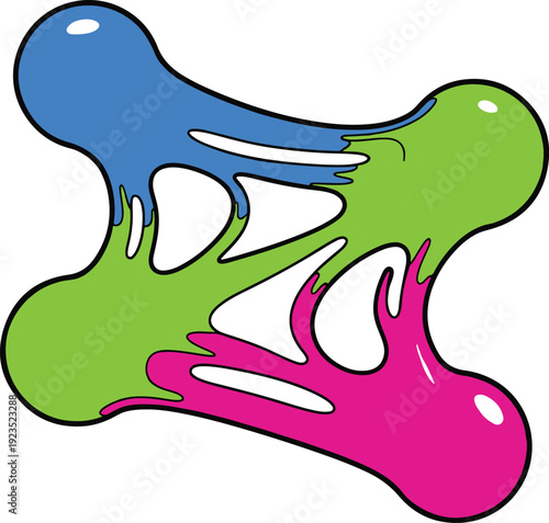 Colorful Liquid Splash