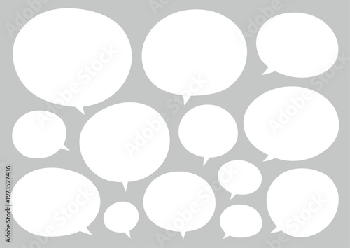 ゆるい丸ふきだしセット