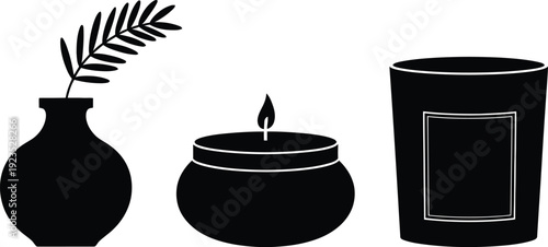 Home Fragrance and Decor Silhouette