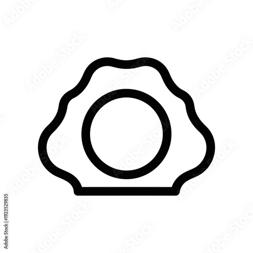 High-quality flat design camera lens symbol with clean lines, perfect for photography apps, logos, and tech-related graphics.