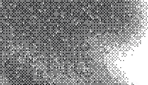 Abstract pixelated bitmap dither effect vector background