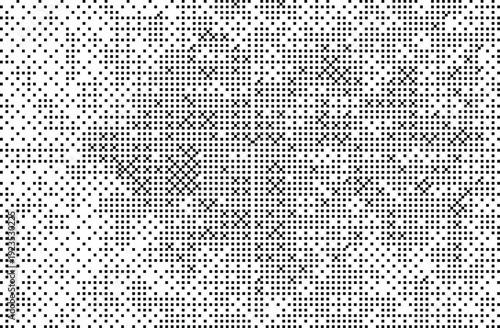 Modern pixelated bitmap dither effect abstract vector design