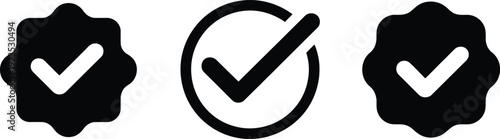 Quality Assurance Approval Checkmark Icons
