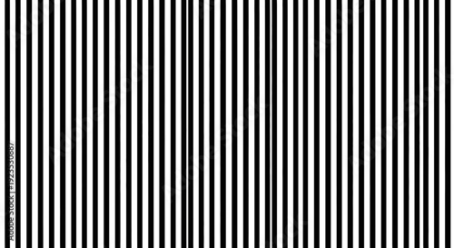 Vertical black and white striped pattern filling an empty space with precision
