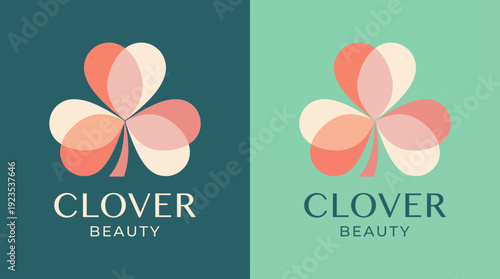 This logo features a vibrant clover design representing beauty and nature, perfect for eco-friendly and beauty-focused businesses aiming for a fresh appeal.