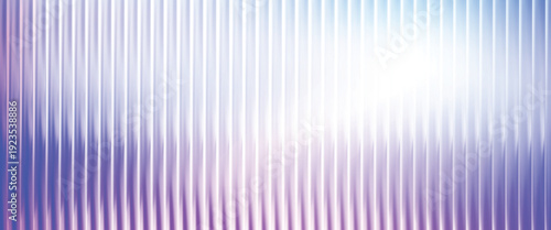 Abstract glass ripple background, Grainy background glowing blurred color flow banner poster cover design, noise texture. Refracted Glass Gradient Effect. Ribbed glass morphism texture