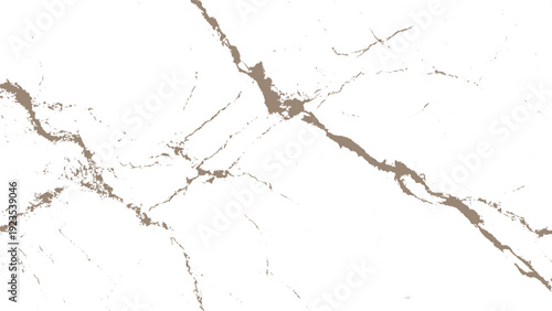 White marble texture with brown veins and cracks pattern