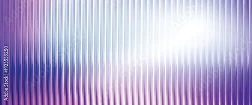 Abstract glass ripple background, Grainy background glowing blurred color flow banner poster cover design, noise texture. Refracted Glass Gradient Effect. Ribbed glass morphism texture