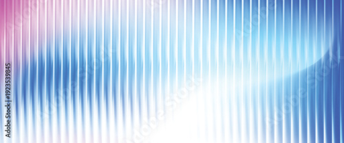 Abstract glass ripple background, Grainy background glowing blurred color flow banner poster cover design, noise texture. Refracted Glass Gradient Effect. Ribbed glass morphism texture