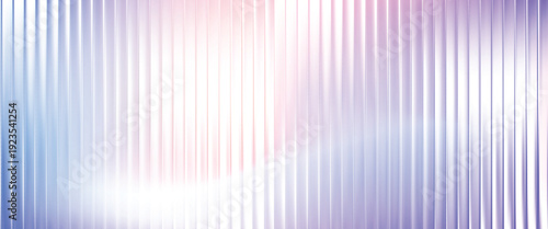 Abstract glass ripple background, Grainy background glowing blurred color flow banner poster cover design, noise texture. Refracted Glass Gradient Effect. Ribbed glass morphism texture