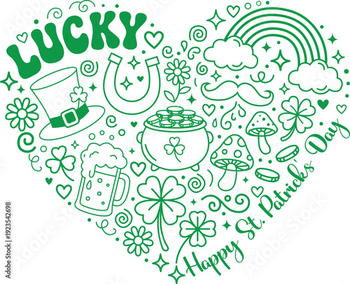 St patrick's day tshirt design.