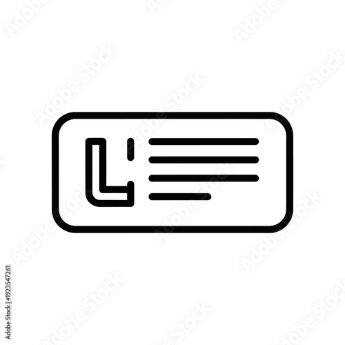 Clean and modern vector illustration of the Lyft app logo in black and white, ideal for tech, transportation, and business design projects.