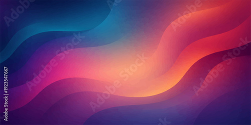 An abstract colorful vector background features a bright yellow and orange wave pattern with a fire-like motion and swirling fractal curves for a modern decorative wallpaper design