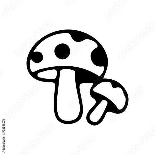 Cute Mushroom Illustration