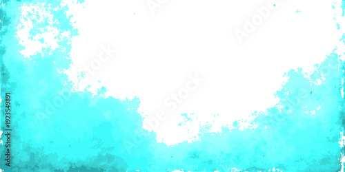 Vector Abstract Watercolor Wash An ethereal watercolor wash, where strokes of cyan intermingle, creating a dreamy backdrop.