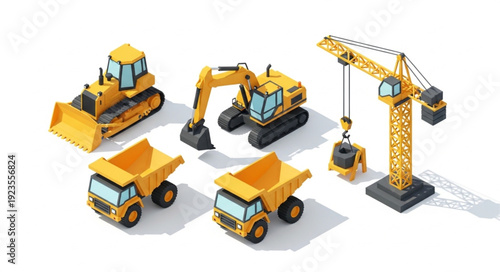 Construction Equipment Vehicles Machines Heavy.