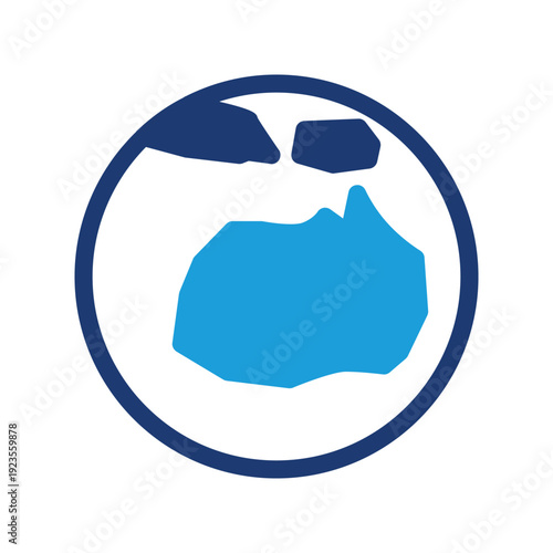 australia continent colored icon vector design good for web or mobile app