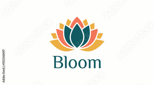 This stunning logo features a blooming flower design with vibrant colors, symbolizing beauty and growth, ideal for wellness and lifestyle brands aiming for harmony.