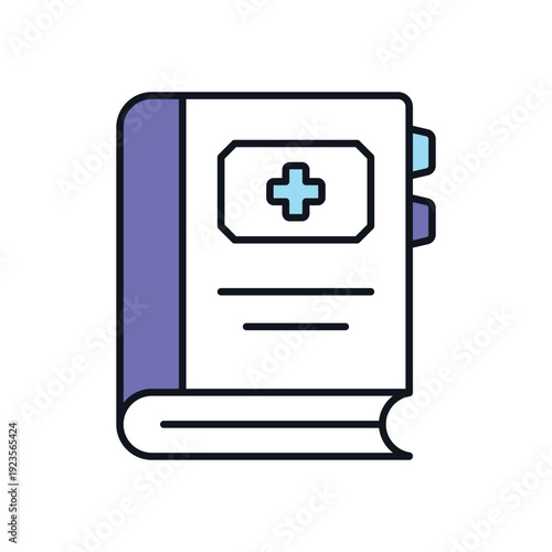 Medical Handbook vector icon