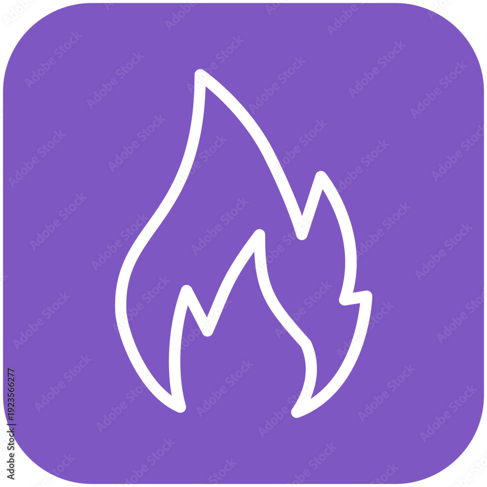 Fototapeta premium Fire Icon