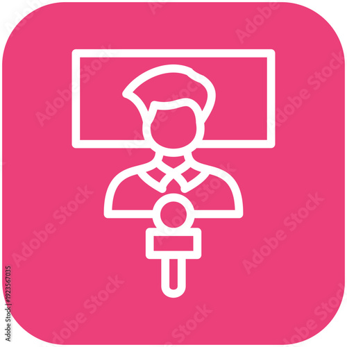 News Anchor Icon
