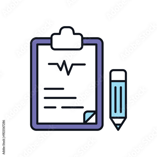 Diagnosis  vector icon