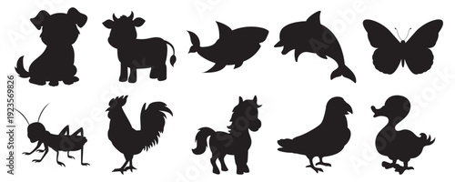 Animal Silhouettes for Kids