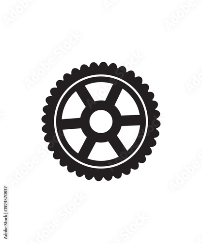 gear icon, vector best flat icon.