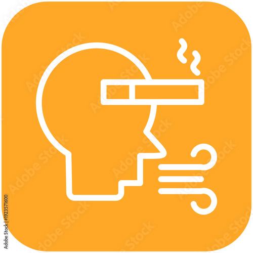 Smoke Inhalation Icon