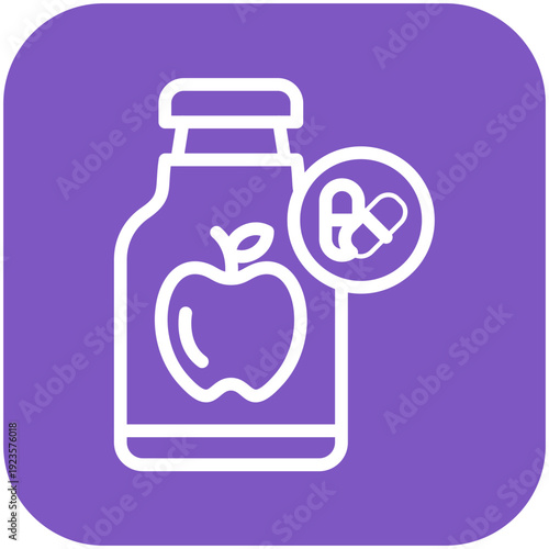 Dietary Food Supplements Icon