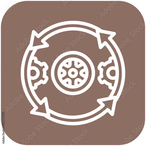 Tyres As A Service Icon