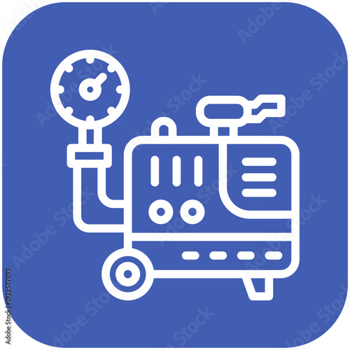 Compressed Air As A Service Icon