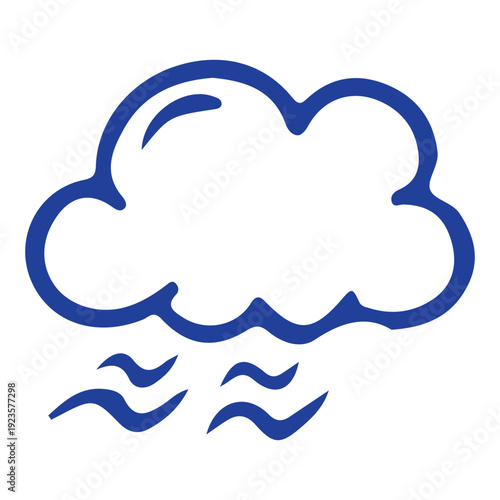 Cloud with Rain Icon