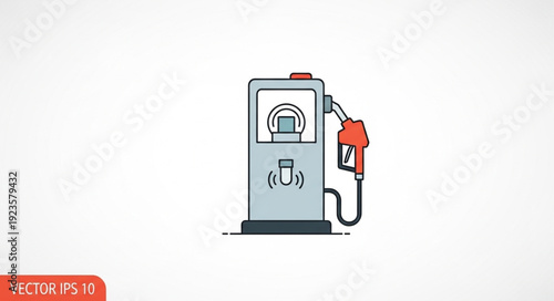 Gas Pump Station Fueling Equipment.