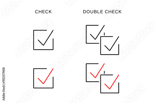 チェックとダブルチェック
