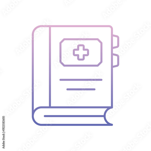 Medical Handbook vector icon