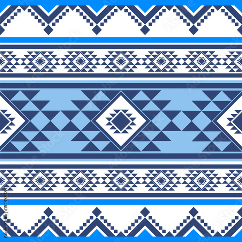 Set of seamless geometric patterns with ethnic Ukrainian embroidery ornaments for vintage textile fashion and wallpaper design