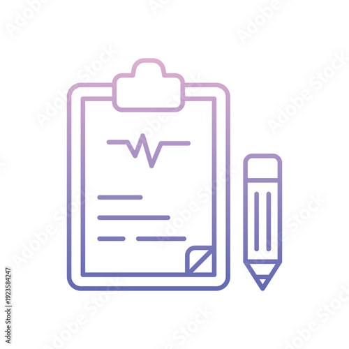 Diagnosis  vector icon