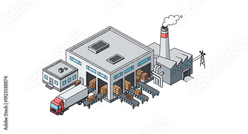 Gas Station with Customers and Vehicles.