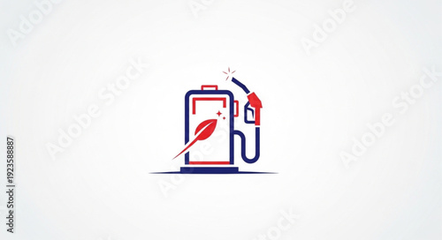 Gas Pump Fuel Station Icon.