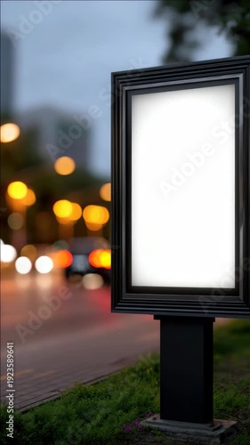Illuminated Street Sign